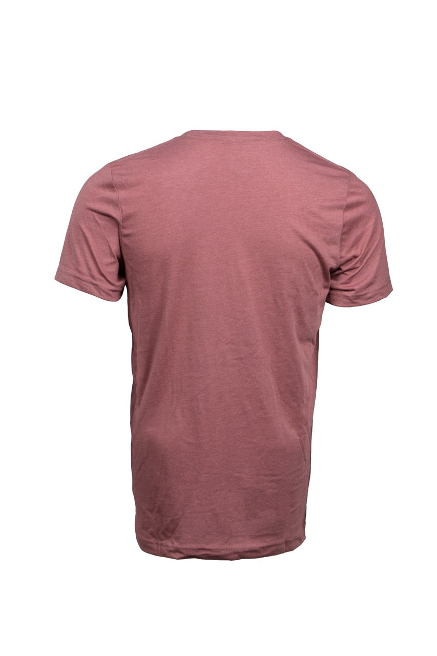 Fade the Braid Logo T-Shirt - Heather Mauve